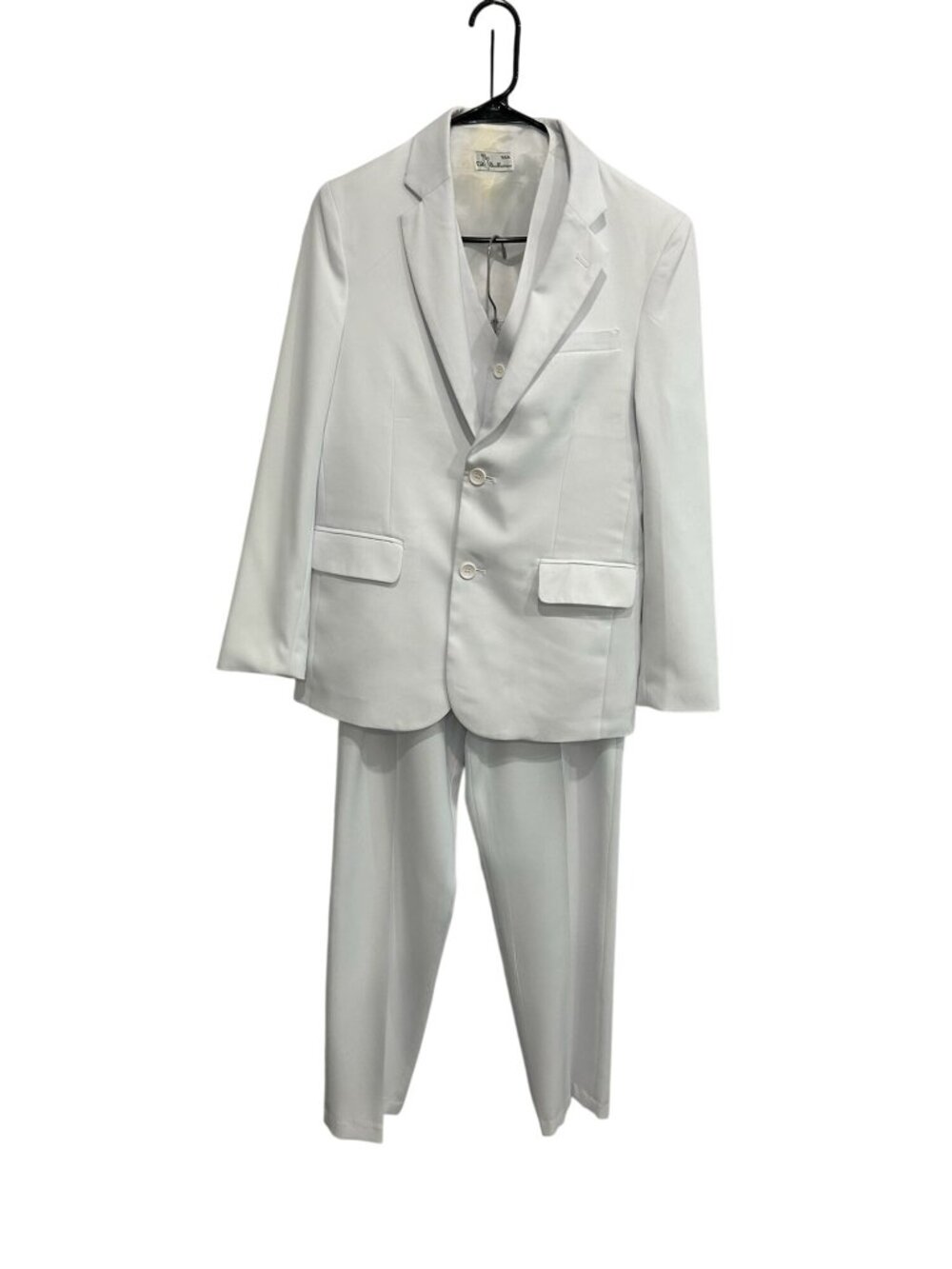 Cala Collection 16 White 3-Piece Suit Blazer Vest Pants Old Money Quiet Luxury